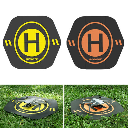 Sunnylife Drone Universal ลานจอดเฮลิคอปเตอร์หนังพับได้สองด้านขนาด: 55 x 50 ซม, TJP08