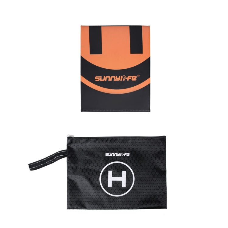 Sunnylife Drone Universal ลานจอดเฮลิคอปเตอร์หนังพับได้สองด้านขนาด: 55 x 50 ซม, TJP08