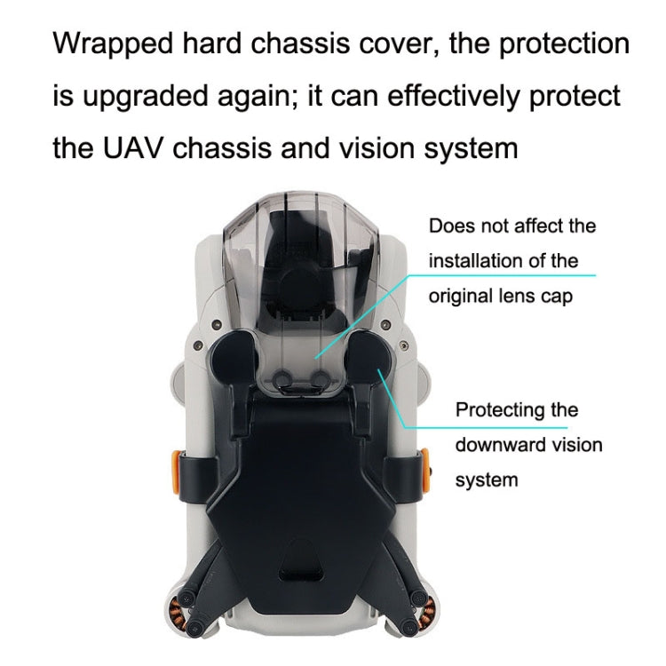 Sunnylife MM3-SJ398 สำหรับ Mini 3 Pro Propeller Blade Retainer Chassis Cover, For DJI Mini 3 Pro(Black), For DJI Mini 3 Pro(Dual -color)