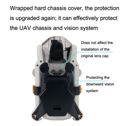 Sunnylife MM3-SJ398 สำหรับ Mini 3 Pro Propeller Blade Retainer Chassis Cover, For DJI Mini 3 Pro(Black), For DJI Mini 3 Pro(Dual -color)