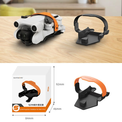 Sunnylife MM3-SJ398 สำหรับ Mini 3 Pro Propeller Blade Retainer Chassis Cover, For DJI Mini 3 Pro(Black), For DJI Mini 3 Pro(Dual -color)