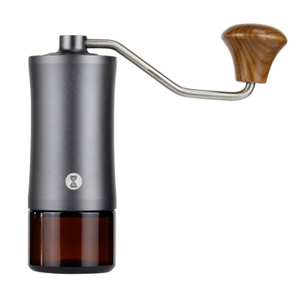 เครื่องบดเมล็ดกาแฟมือหมุนเพลาคู่แกนสแตนเลสแบบแมนนวล, Manual Stainless Steel
