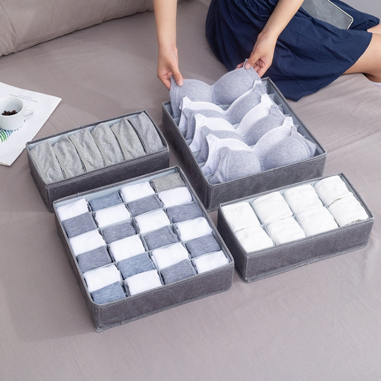 กล่องเก็บเสื้อผ้าลิ้นชักพับได้, Spec:, 24 Grids (Gray), 24 Grids (Linen), 24 Grids (Red), 24 Grids (Green), 7 Grids (Gray), 7 Grids (Linen), 7 Grids (Red), 7 Grids (Green), 8 Grids (Gray), 8 Grids (Linen), 8 Grids (Red), 8 Grids (Green), 6 Grids (Gray)...