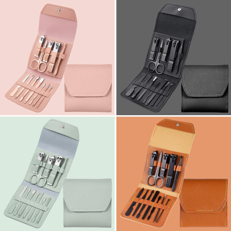 ชุดเครื่องมือทำเล็บกรรไกรตัดเล็บ Dead Skin Scissors Manicure Tool, 12 In 1 Matcha Green, 12 In 1 Coffee, 12 In 1 Black, 12 In 1 Pink, 16 In 1 Green, 16 In 1 Matcha Green, 16 In 1 Pink, 16 In 1 Coffee, 16 In 1 Blue, 16 In 1 Purple