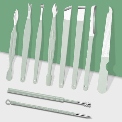 ชุดเครื่องมือทำเล็บกรรไกรตัดเล็บ Dead Skin Scissors Manicure Tool, 12 In 1 Matcha Green, 12 In 1 Coffee, 12 In 1 Black, 12 In 1 Pink, 16 In 1 Green, 16 In 1 Matcha Green, 16 In 1 Pink, 16 In 1 Coffee, 16 In 1 Blue, 16 In 1 Purple