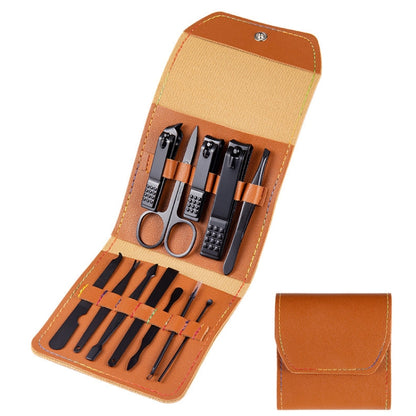 ชุดเครื่องมือทำเล็บกรรไกรตัดเล็บ Dead Skin Scissors Manicure Tool, 12 In 1 Matcha Green, 12 In 1 Coffee, 12 In 1 Black, 12 In 1 Pink, 16 In 1 Green, 16 In 1 Matcha Green, 16 In 1 Pink, 16 In 1 Coffee, 16 In 1 Blue, 16 In 1 Purple