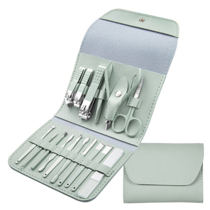 ชุดเครื่องมือทำเล็บกรรไกรตัดเล็บ Dead Skin Scissors Manicure Tool, 12 In 1 Matcha Green, 12 In 1 Coffee, 12 In 1 Black, 12 In 1 Pink, 16 In 1 Green, 16 In 1 Matcha Green, 16 In 1 Pink, 16 In 1 Coffee, 16 In 1 Blue, 16 In 1 Purple