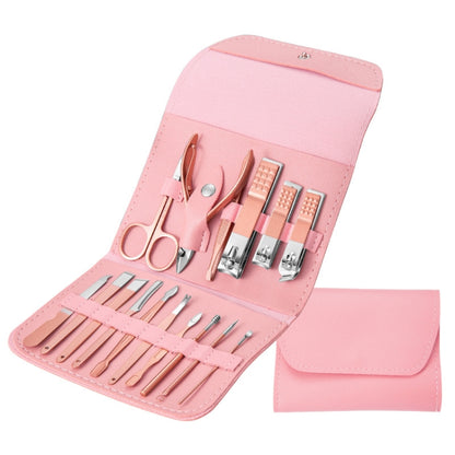 ชุดเครื่องมือทำเล็บกรรไกรตัดเล็บ Dead Skin Scissors Manicure Tool, 12 In 1 Matcha Green, 12 In 1 Coffee, 12 In 1 Black, 12 In 1 Pink, 16 In 1 Green, 16 In 1 Matcha Green, 16 In 1 Pink, 16 In 1 Coffee, 16 In 1 Blue, 16 In 1 Purple