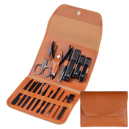 ชุดเครื่องมือทำเล็บกรรไกรตัดเล็บ Dead Skin Scissors Manicure Tool, 12 In 1 Matcha Green, 12 In 1 Coffee, 12 In 1 Black, 12 In 1 Pink, 16 In 1 Green, 16 In 1 Matcha Green, 16 In 1 Pink, 16 In 1 Coffee, 16 In 1 Blue, 16 In 1 Purple