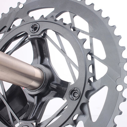 RACEWORK RKRFA จักรยานเสือหมอบอะลูมิเนียมอัลลอย 22 สปีด Crankset, Spec:, 50-34T without BB, 53-39T without BB, 50-34T with BB, 53-39T with BB