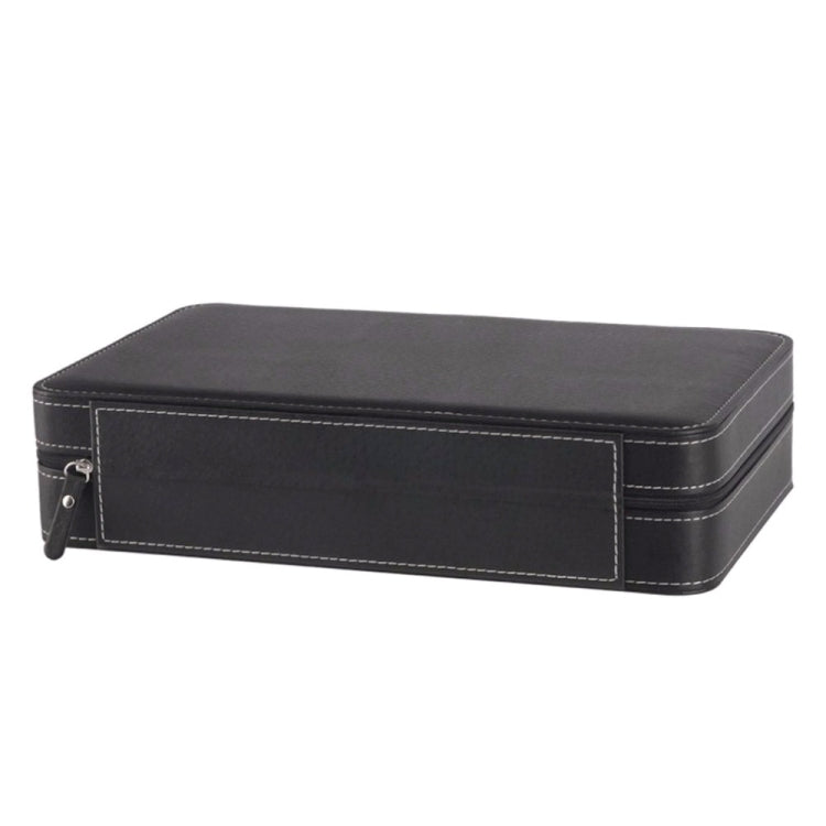 กล่องใส่นาฬิกา 12 บิตซิปกล่องเก็บของกล่องใส่นาฬิกา PU Zipper Bag, 12 Bit