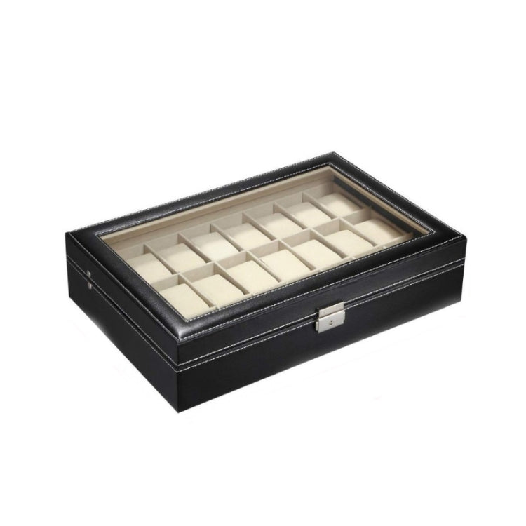 กล่องแสดงกล่องเก็บนาฬิกาหนัง PU 24 บิต, 24 Bit