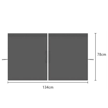 ม่านบังแดดรถยนต์ Car Privacy Partition Curtain, Size: 134x78cm