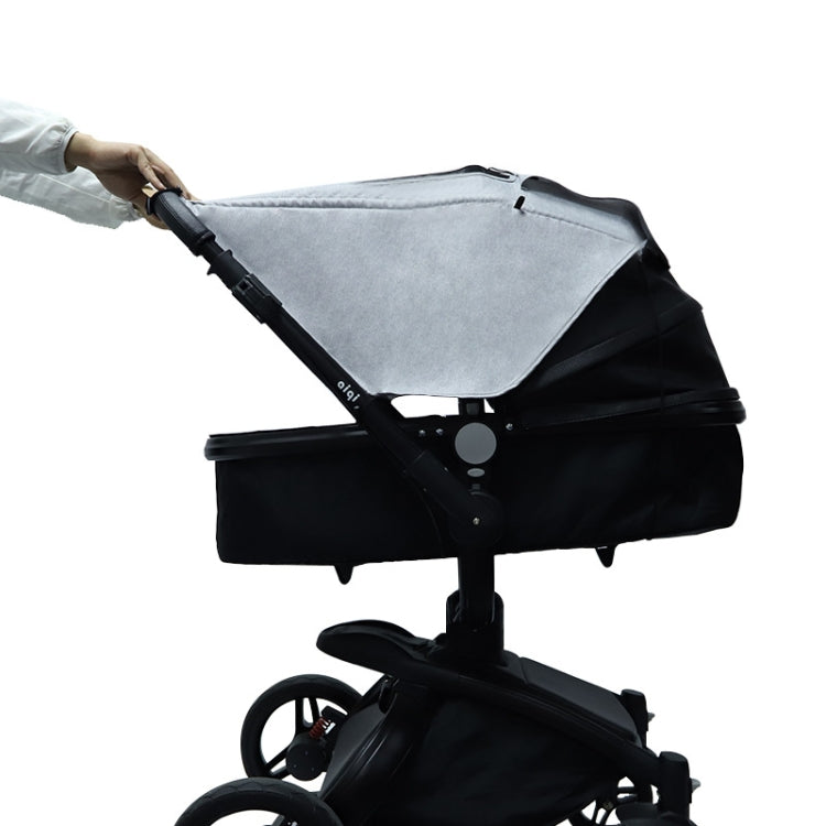 อุปกรณ์เสริมสำหรับรถเข็นเด็กทารก Universal ที่บังแดดพร้อมซันรูฟที่มองเห็นได้, Gray, Pink, สีดำ