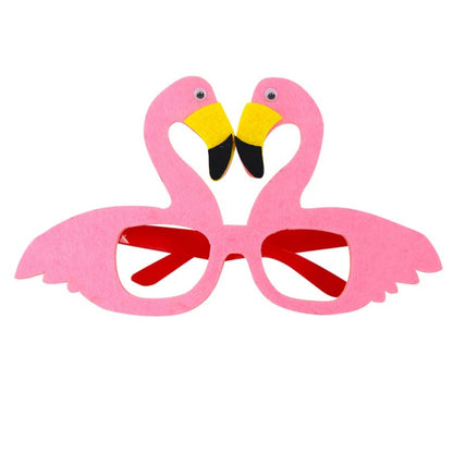 2 PCS แว่นตาตลกวันเกิดปาร์ตี้การ์ตูนตกแต่งภาพ Props, รูปร่าง:, Happy Birthday Dot, Pink Firebird, Blue Bear, Rose Red Firebird, Blue Letters, Frog, Angel Wings, Yellow Letters, Pink Letters