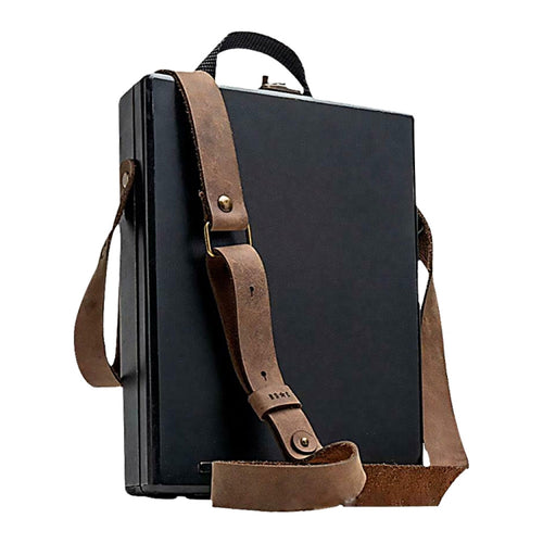กระเป๋าเอกสารไม้วอลนัท Writer Messenger, Black, Green