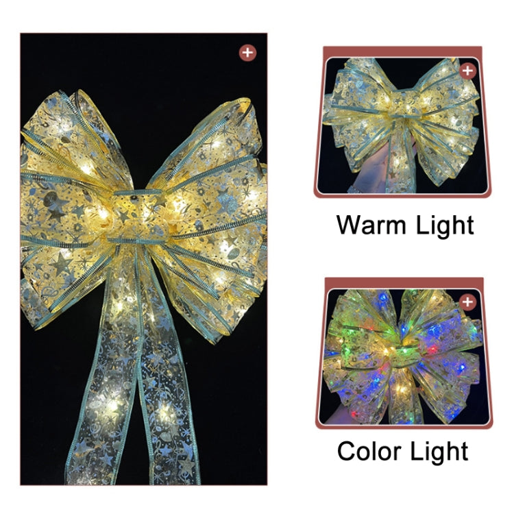 ไฟ LED คริสต์มาส Bronzing Double Ribbon String Lights, 1m, 2m, 4m, 5m, 10m, 20m