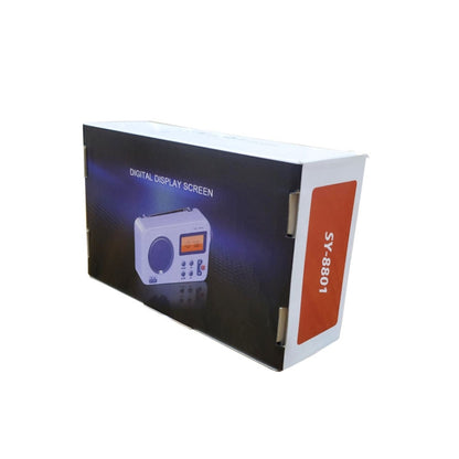 SY-8801 วิทยุย้อนยุคแบบพกพา HD หน้าจอ LCD น้ำหนักวิทยุคลื่นสั้นเบส, SY-8801