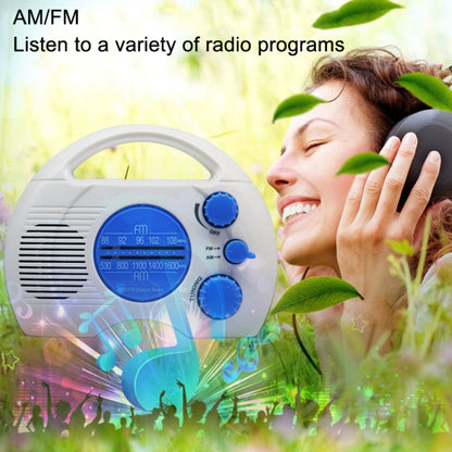 SY-910 วิทยุ AM/FM สองคลื่น IPX4 วิทยุพกพากันน้ำ, SY-910