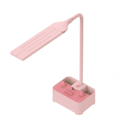TD6 นักเรียนผู้ถือโทรศัพท์มือถือที่วางปากกาป้องกันดวงตา USB โคมไฟตั้งโต๊ะ, สีขาว, สีชมพู, สีเขียว
