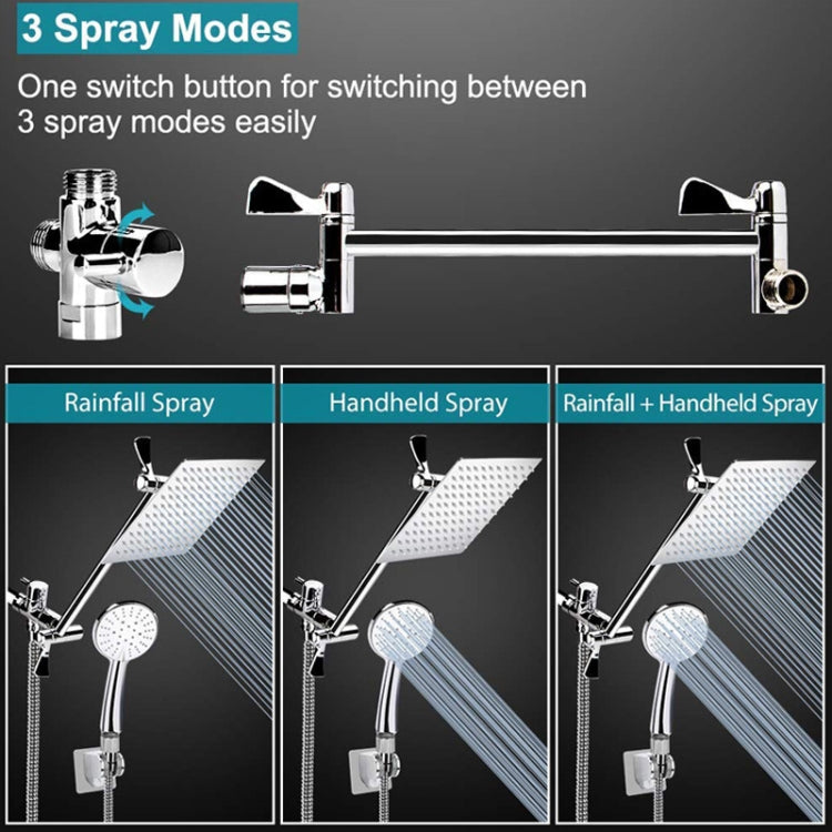 ชุดฝักบัวคู่แบบใช้มือถือแบบสเปรย์ประหยัดน้ำแรงดันสูง, Dual Shower Set