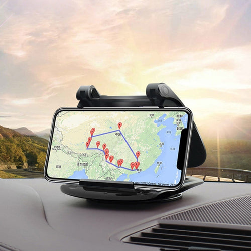 MM002 ที่วางโทรศัพท์มือถือบนแผงหน้าปัดรถ Car Silicone Rotary Navigation Mobile Phone Holder, MM002