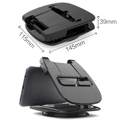 MM002 ที่วางโทรศัพท์มือถือบนแผงหน้าปัดรถ Car Silicone Rotary Navigation Mobile Phone Holder, MM002