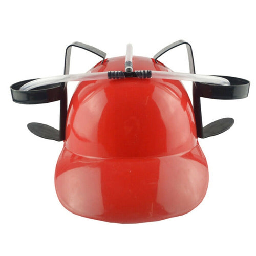 หมวกดื่มเบียร์ขี้เกียจปาร์ตี้วันเกิดหมวกกันน็อคเครื่องดื่มกลางแจ้ง, Drink Helmet(Red), Drink Helmet(Blue), Drink Helmet(Pink), Drink Helmet(Yellow)