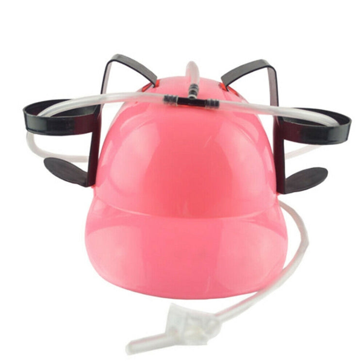 หมวกดื่มเบียร์ขี้เกียจปาร์ตี้วันเกิดหมวกกันน็อคเครื่องดื่มกลางแจ้ง, Drink Helmet(Red), Drink Helmet(Blue), Drink Helmet(Pink), Drink Helmet(Yellow)
