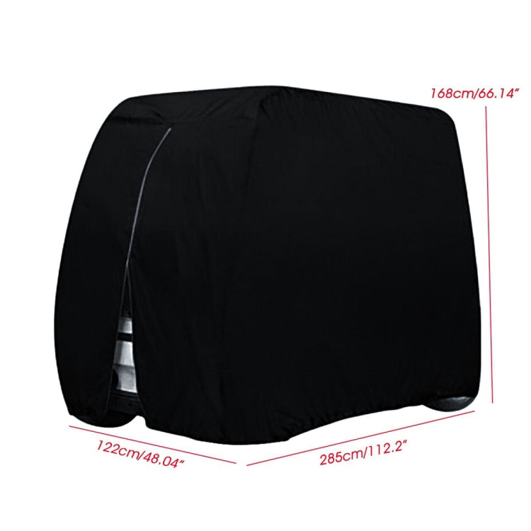 210D Oxford ผ้าผ้าคลุมรถกอล์ฟผ้าคลุมรถสกู๊ตเตอร์ Kart Dust Cover, 242 x 122 x 168 cm, 275 x 122 x 168 cm, 285 x 122 x 168cm