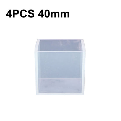 Crystal Drop Glue Square Silica Gel Mold DIY Handmade Jewelry Decoration Model, 20 PCS 20mm, 20 PCS 25mm, 10 PCS 35mm, 4 PCS 40mm, 4 PCS 50mm, 4 PCS 65mm