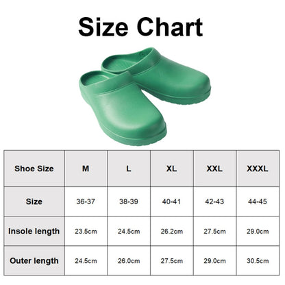S073 รองเท้ากันลื่นสำหรับห้องปฏิบัติการและห้องผ่าตัด, 36-37, 38-39, 40-41, 42-43, 44-45
