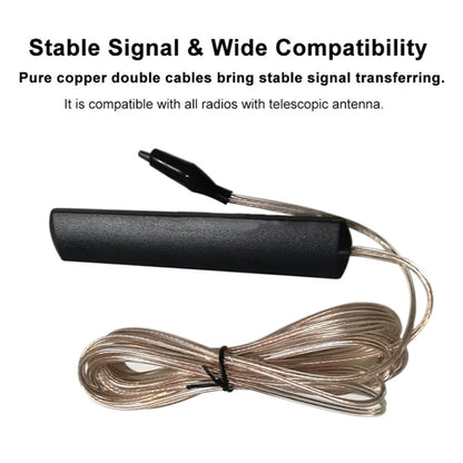 ANT-108SE Home AV Amplifier Alligator Clip Radio Boost เสาอากาศ, Radio Boost Antenna