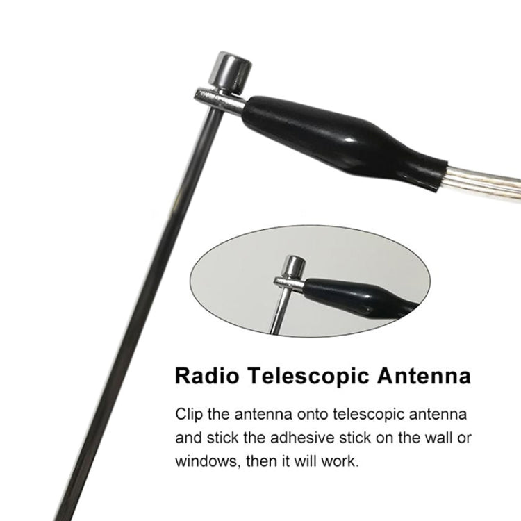 ANT-108SE Home AV Amplifier Alligator Clip Radio Boost เสาอากาศ, Radio Boost Antenna