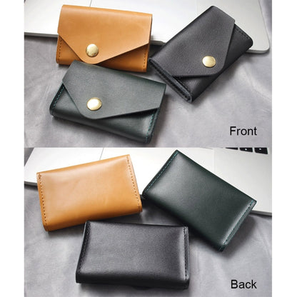 S183 ซองหนังใส่บัตรกันน้ำได้, สีเขียว, สีดำ, สีน้ำตาล
