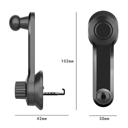 5PCS Car Extension Hook อุปกรณ์เสริมขายึดโทรศัพท์มือถือ Round Air Outlet Bracket, 13mm Ball Head, 15mm Ball Head, 17mm Ball Head