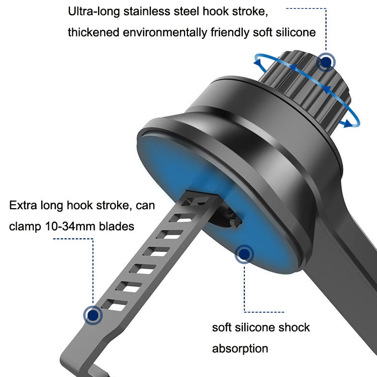 5PCS Car Extension Hook อุปกรณ์เสริมขายึดโทรศัพท์มือถือ Round Air Outlet Bracket, 13mm Ball Head, 15mm Ball Head, 17mm Ball Head