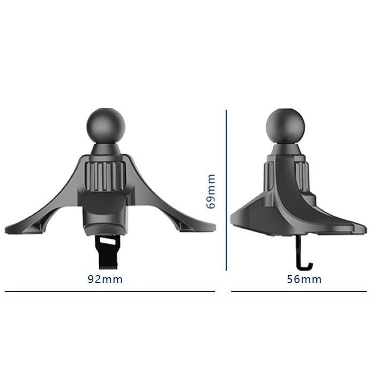 5PCS P-0028 ตัวยึดโทรศัพท์มือถือ Hook Car Round Air Outlet Bracket คลิปโฟลเดอร์