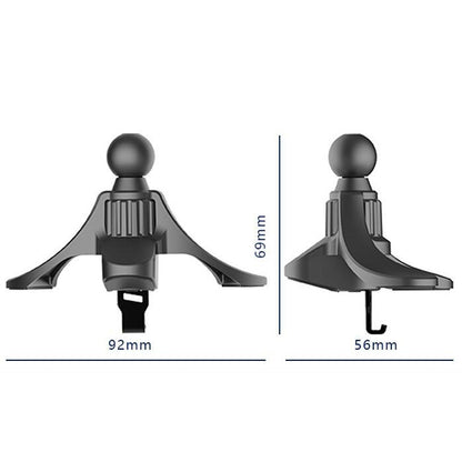 5PCS P-0028 ตัวยึดโทรศัพท์มือถือ Hook Car Round Air Outlet Bracket คลิปโฟลเดอร์