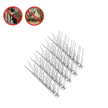 10 PCS ยาว 50 ซม. ไล่นก Anti-cat Thorn Stainless Steel Anti-bird Thorn, 10 PCS 50cm Long