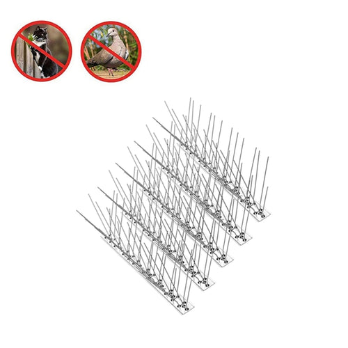 10 PCS ยาว 50 ซม. ไล่นก Anti-cat Thorn Stainless Steel Anti-bird Thorn, 10 PCS 50cm Long