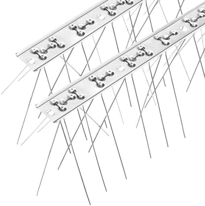 10 PCS ยาว 50 ซม. ไล่นก Anti-cat Thorn Stainless Steel Anti-bird Thorn, 10 PCS 50cm Long