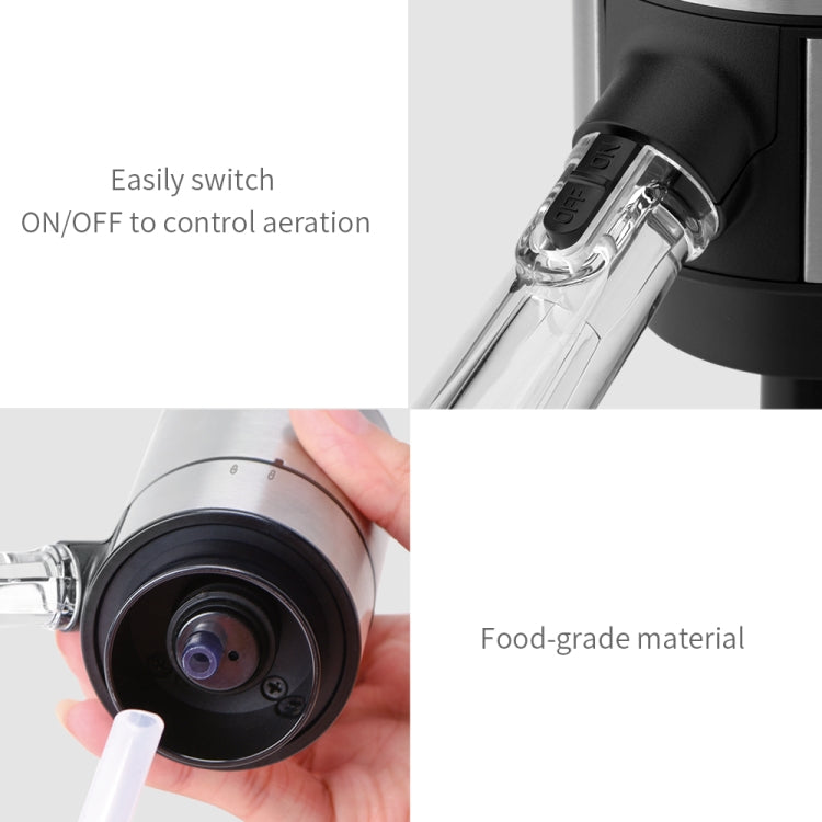 เครื่องจ่ายขวดเหล้าไวน์แดงไฟฟ้าสไตล์:, Red ABS, Stainless Steel, Stainless Steel With Base