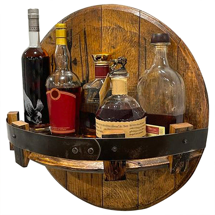ชั้นเก็บไวน์ไม้ติดผนัง, Wall-mounted Wine Rack