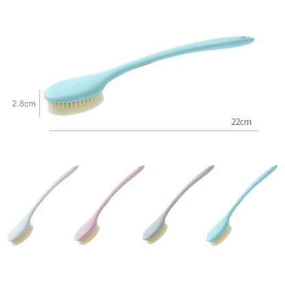 แปรงอาบน้ำขนนุ่มด้ามยาว แปรงนวดผมไนลอน, Soft Hair White, Soft Hair Grey, Soft Hair Blue, Soft Hair Pink