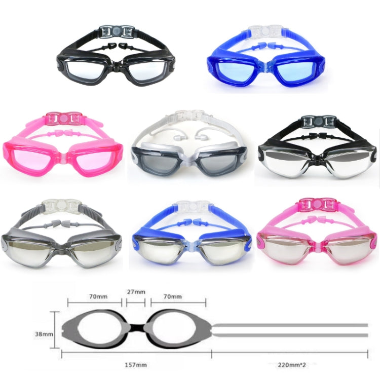 HAIZID HD Anti-fog แว่นตาว่ายน้ำสายตาสั้นกันน้ำ, Optical Black, Optical Blue, Optical Pink, Optical Gray, Plating Black, Plating Blue, Plating Pink, Myopia 150 Degrees, Myopia 200 Degrees, Myopia 250 Degrees, Myopia 300 Degrees, Myopia 350 Degrees     ...