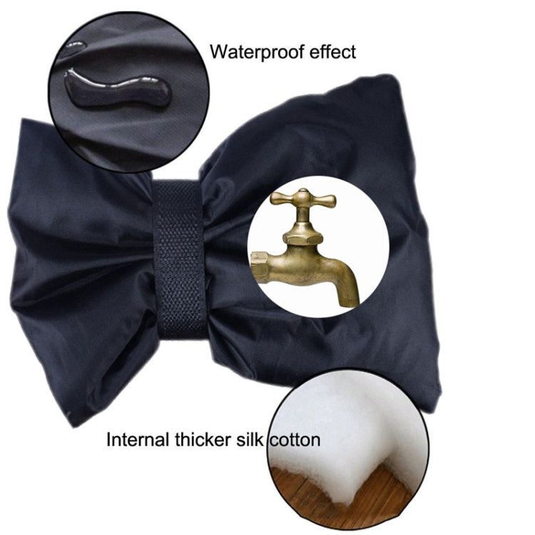 ผ้าอ๊อกซ์ฟอร์ด Winter Outdoor Faucet Frost Protection Cover, Rope Model