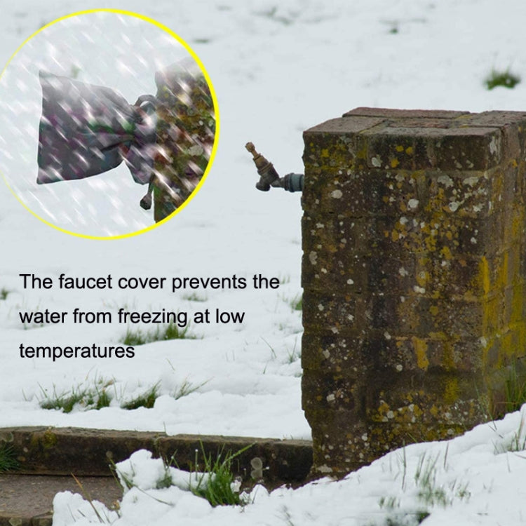 ผ้าอ๊อกซ์ฟอร์ด Winter Outdoor Faucet Frost Protection Cover, Rope Model