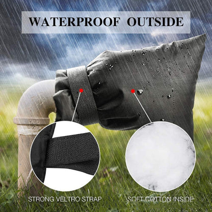 ผ้าอ๊อกซ์ฟอร์ด Winter Outdoor Faucet Frost Protection Cover, Rope Model