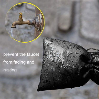 ผ้าอ๊อกซ์ฟอร์ด Winter Outdoor Faucet Frost Protection Cover, Rope Model